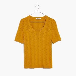 Madewell Pointelle Willford Sweater Tee
